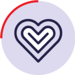 Icon of a heart